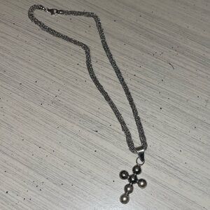 .925 Sterling Silver chain and .925 Sterling Silver Mexican Cross